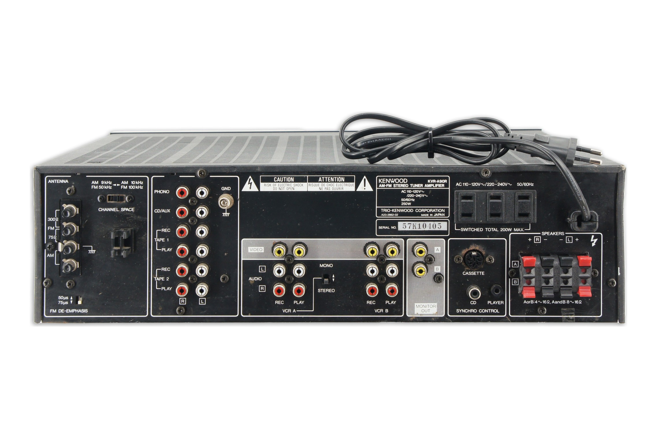 Kenwood KVR-A90R Verstärker Receiver 2-Kanal Tuner Phono HiFi Stereo