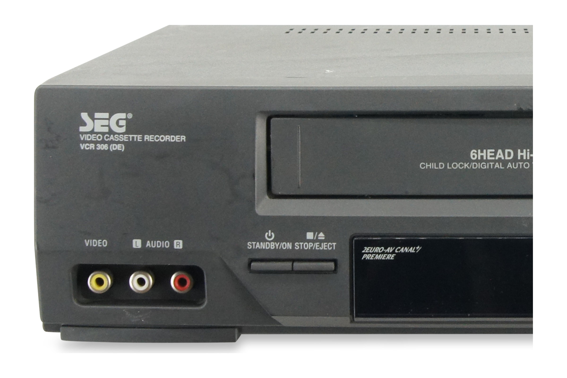 SEG VCR 306 VHS Videorecorder 6-Kopf HiFi VCR Kassettenrekorder Cassetten