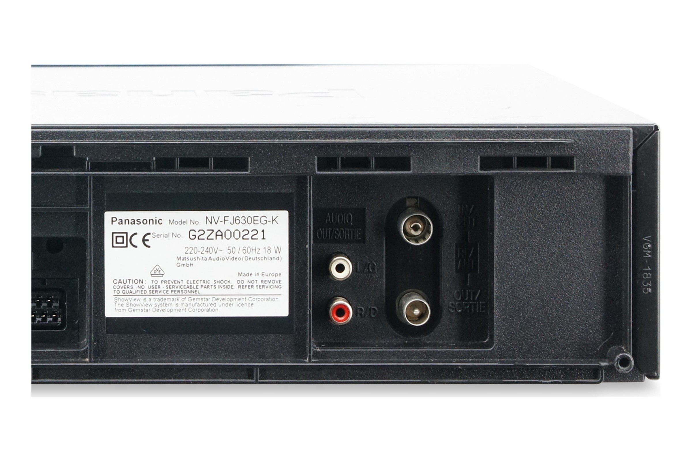 Panasonic NV-FJ630 VHS Videorecorder 6-Kopf HiFi Stereo VCR Cassetten