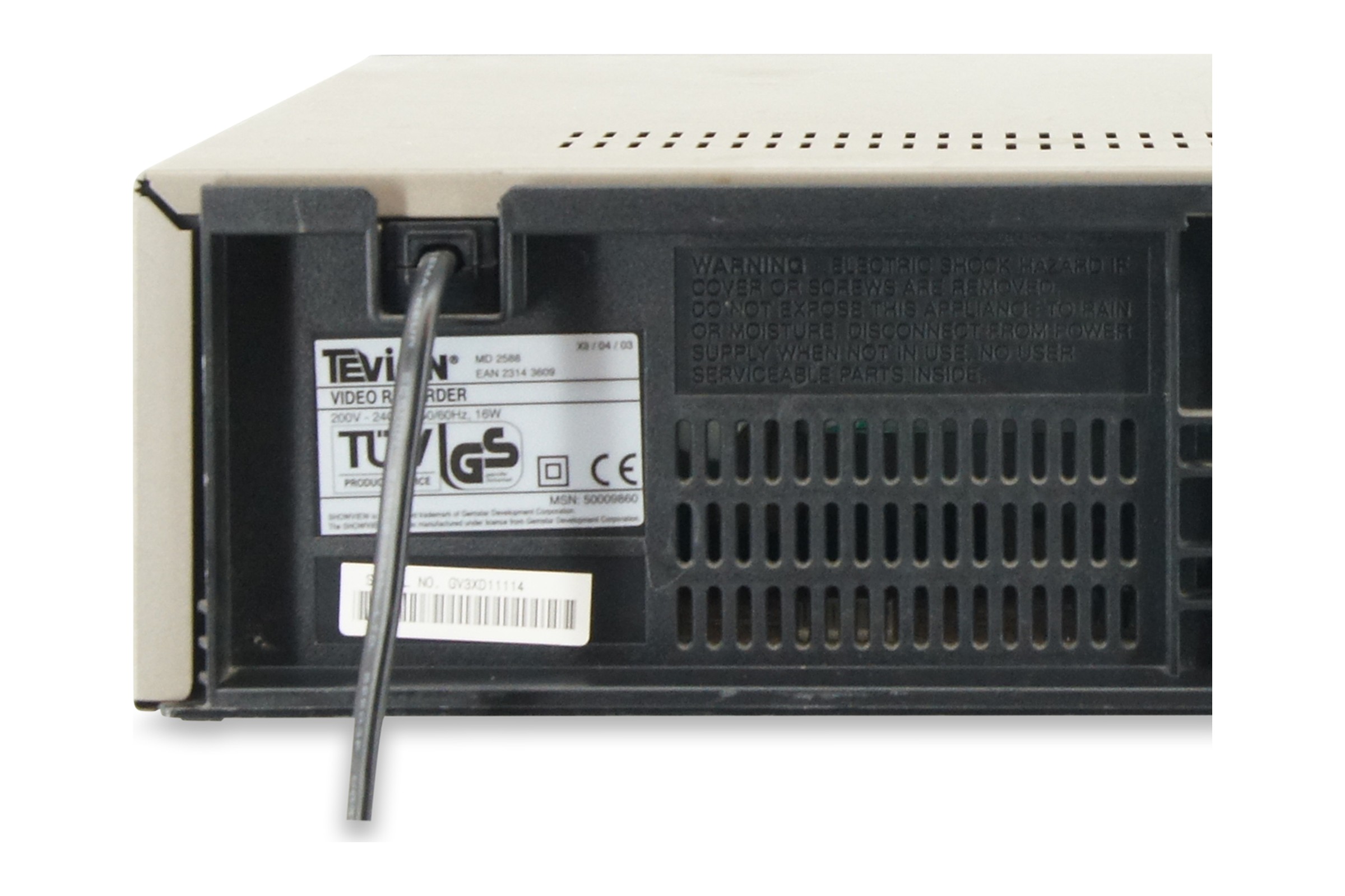Tevion MD 2588 VHS Videorecorder Videorecorder 6-Kopf VCR Cassetten
