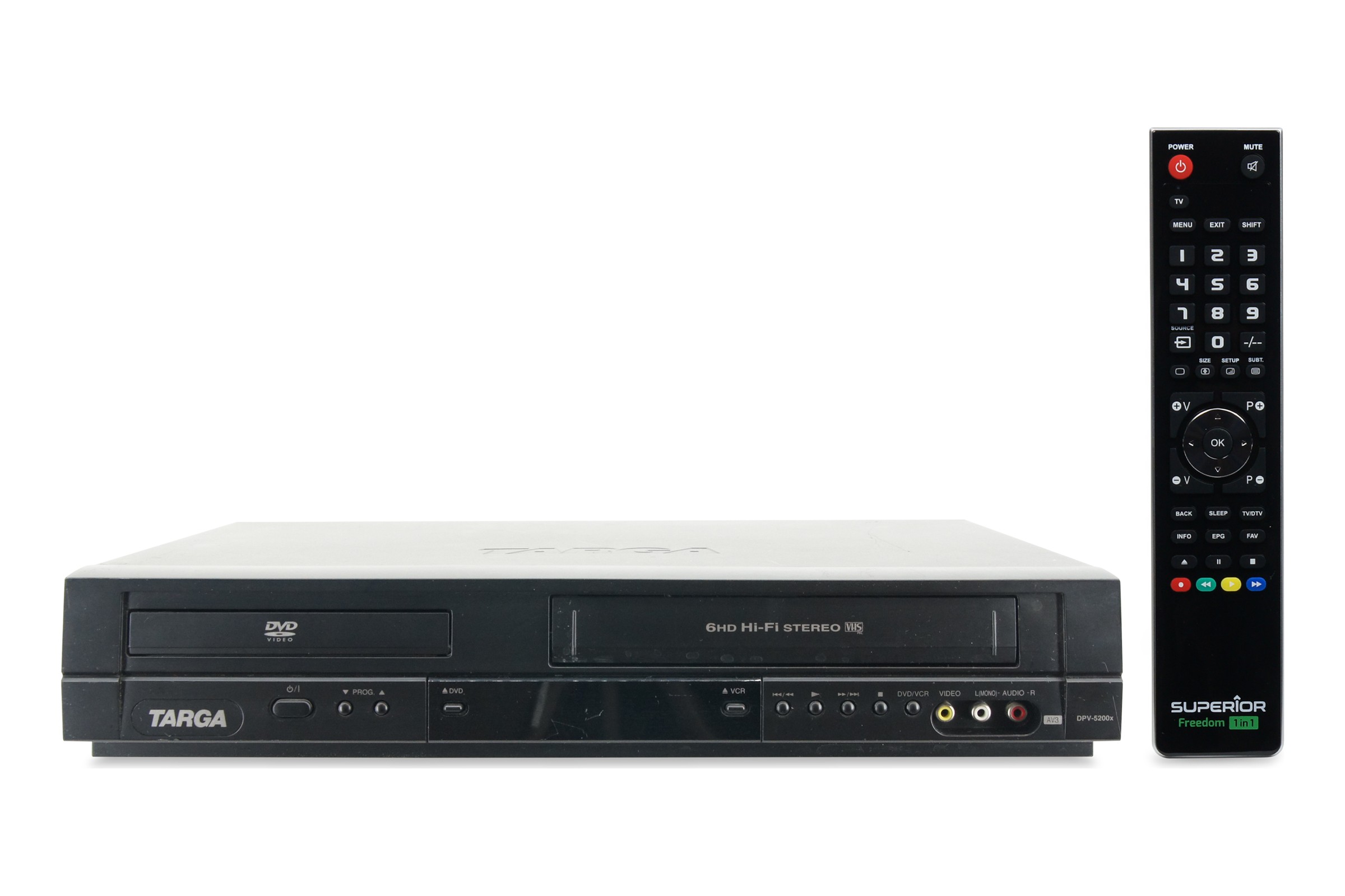 Targa DPV-5200X DVD VHS Player Kombination Kombo Videorecorder VCR