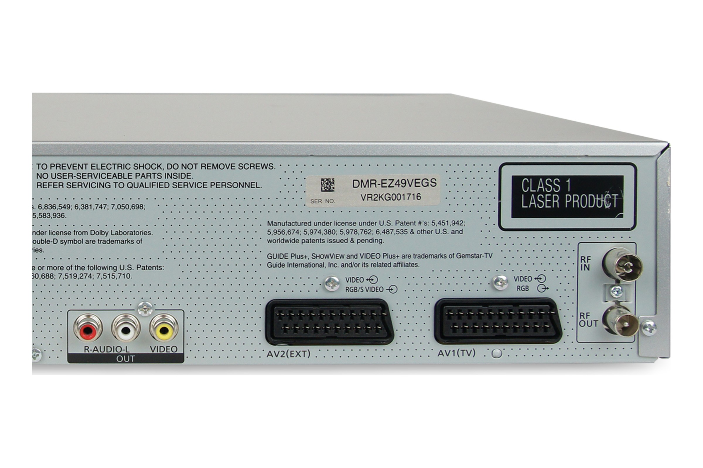 Panasonic DMR-EZ49V DVD VHS Recorder Kombigerät Digitalisieren VCR Kombo