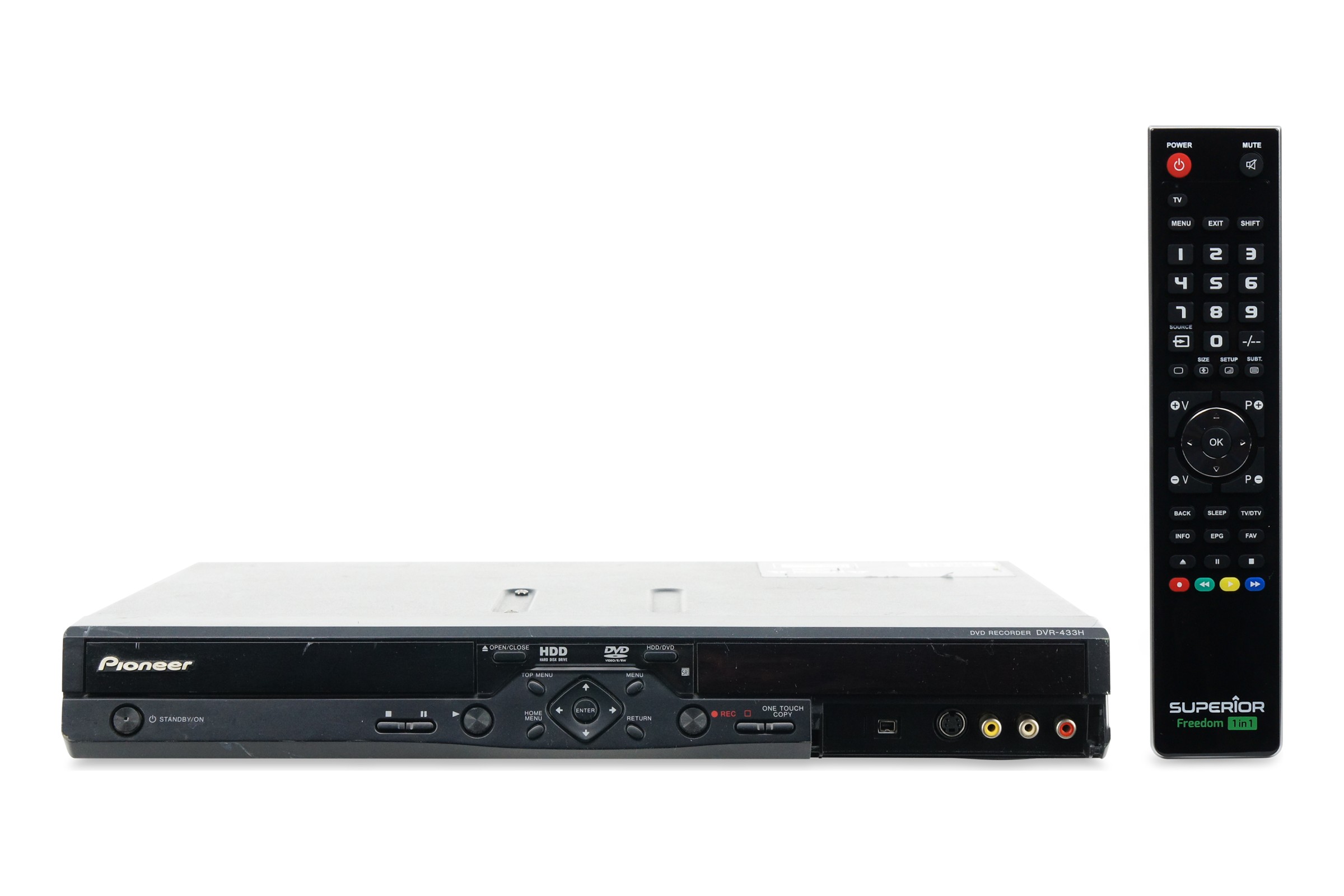 Pioneer DVR-433H HDD DVD Festplatten Recorder 80GB DVD-RAM Digitalisieren