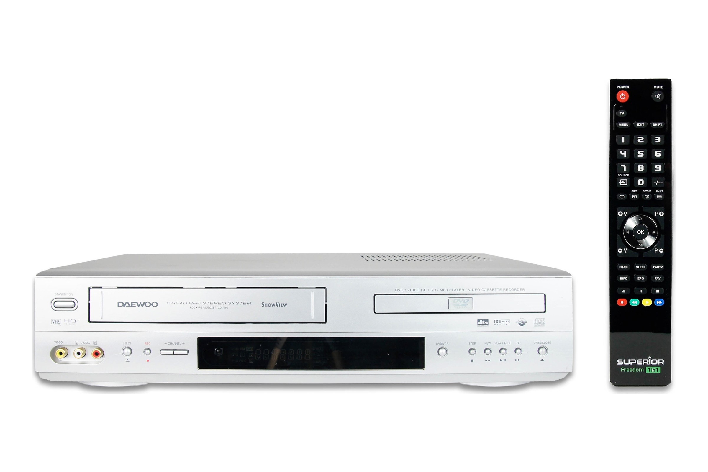 Daewoo SD-7400 DVD VHS Player Kombination Kombo Videorecorder VCR