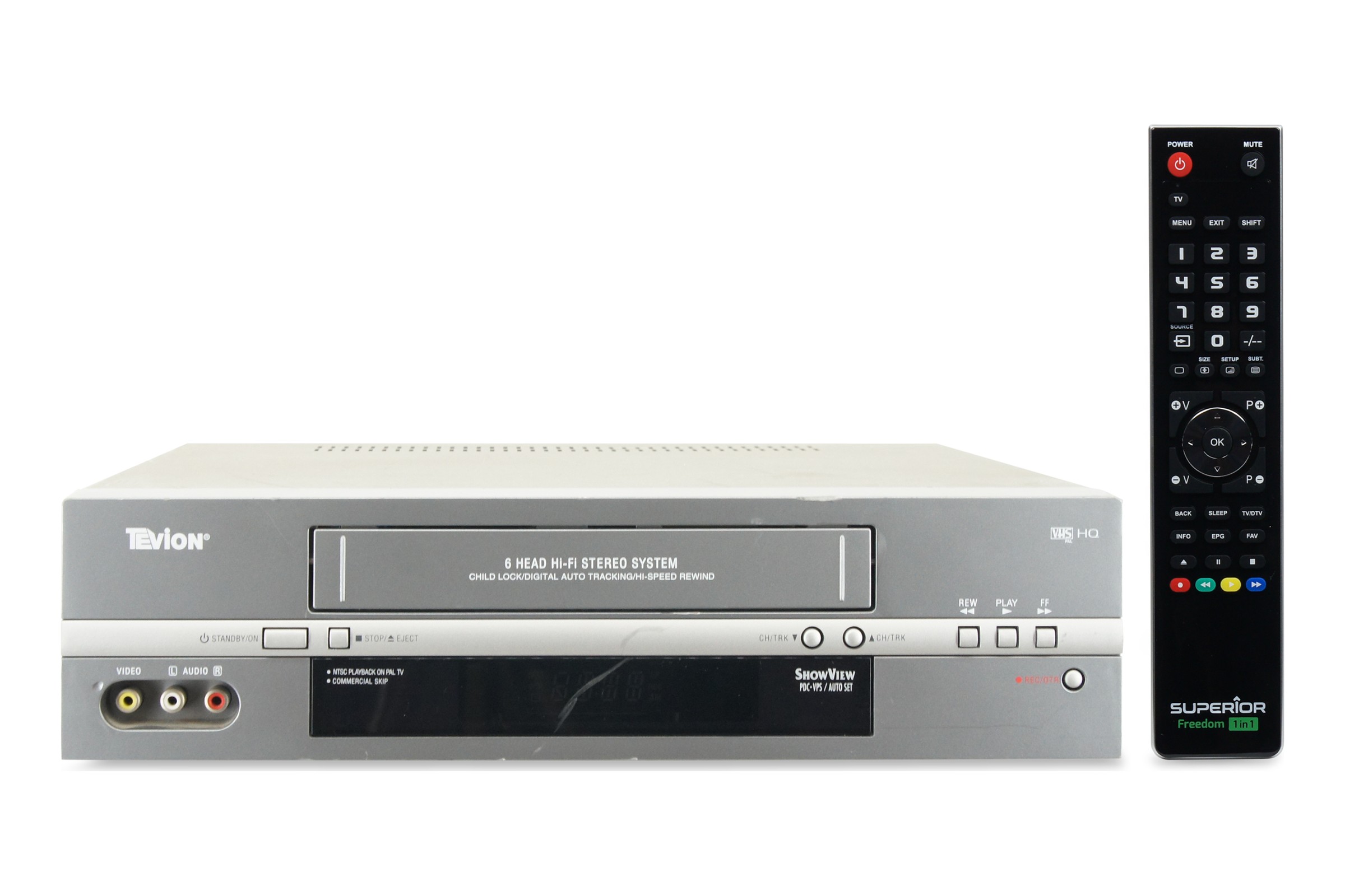 Tevion MD 2588 VHS Videorecorder Videorecorder 6-Kopf VCR Cassetten