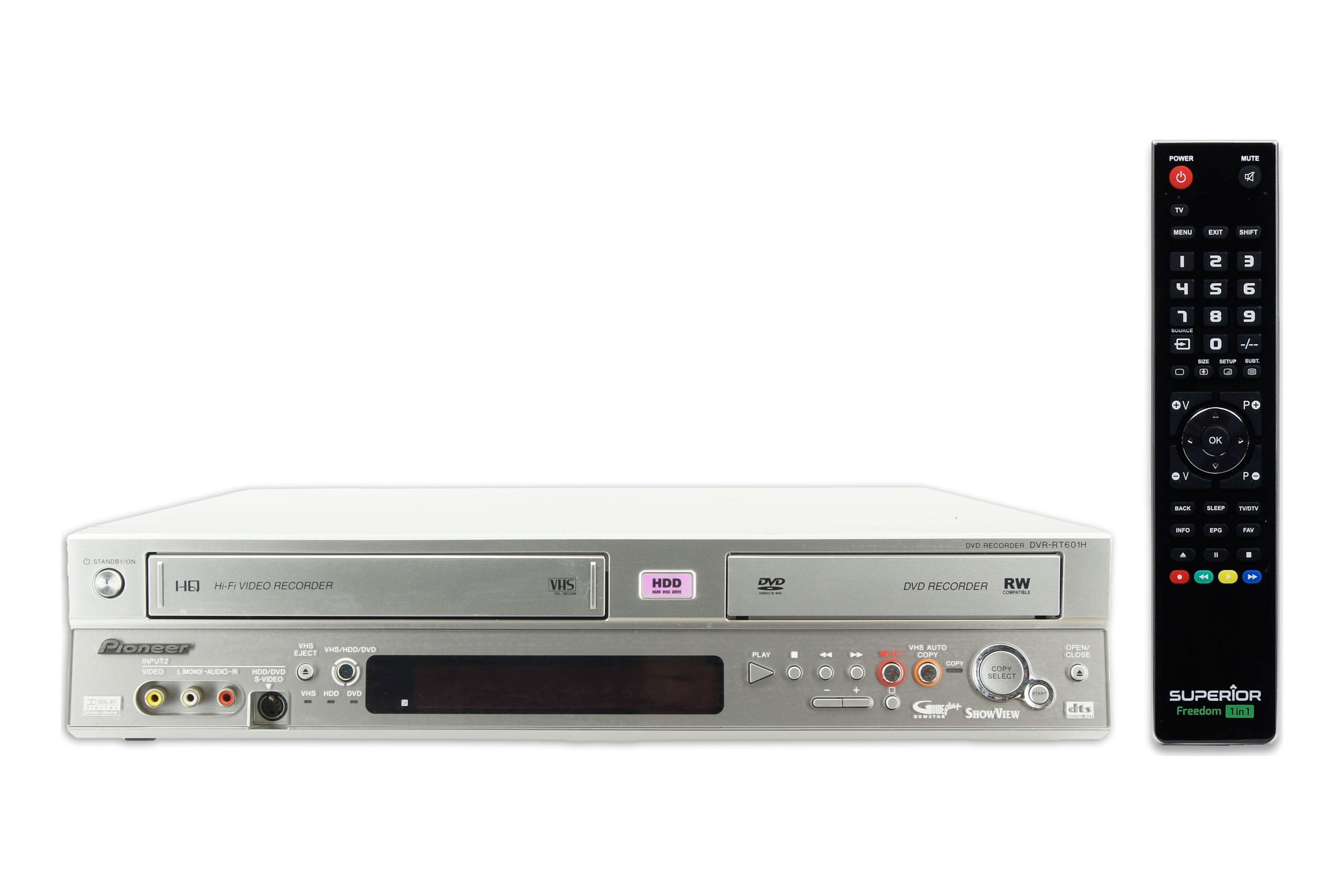 Pioneer DVR-RT601H Blu-ray Festplattenrecorder DVD VHS Recorder