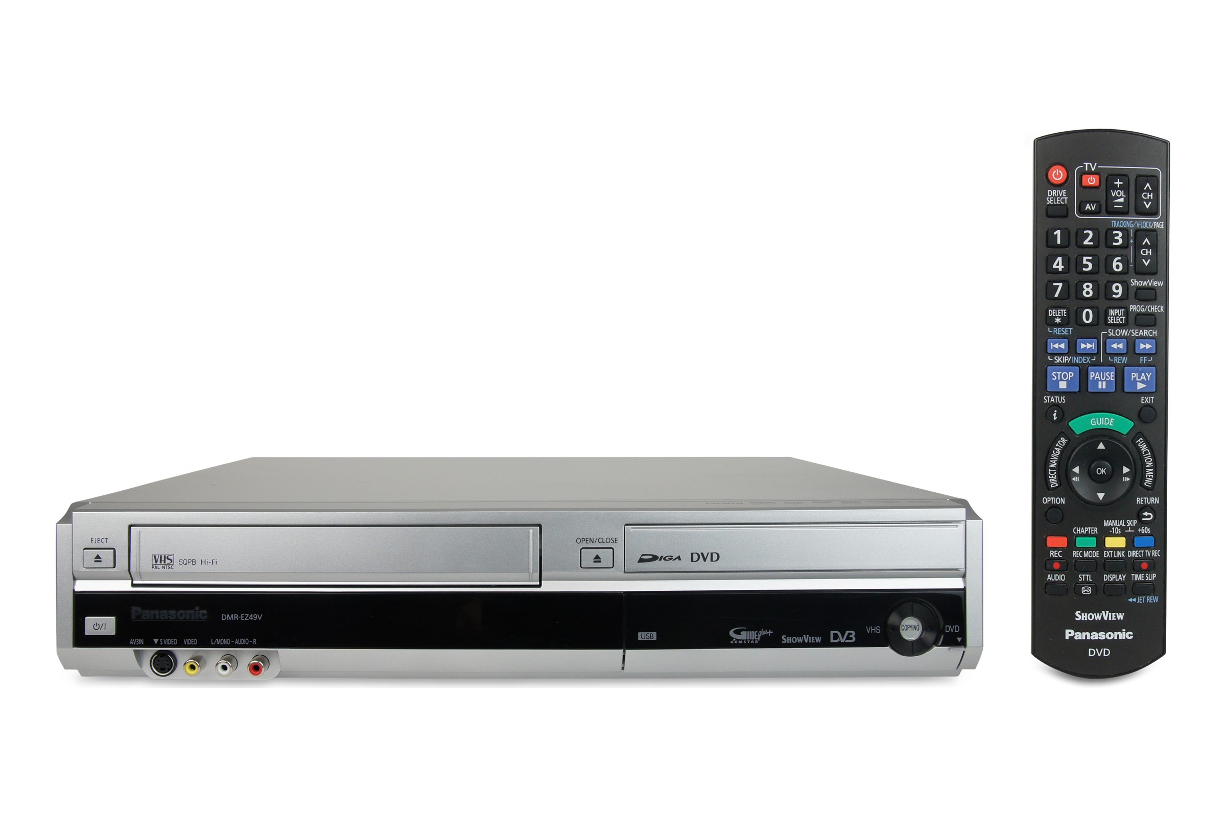 Panasonic DMR-EZ49V DVD VHS Recorder Kombigerät Digitalisieren VCR Kombo