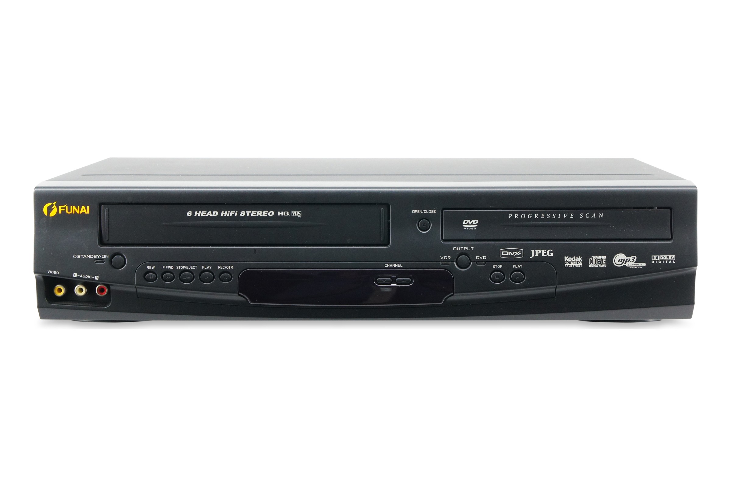 Funai D8A-A4110DB DVD VHS Player Kombination DivX MP3 Kombo Videorecorder
