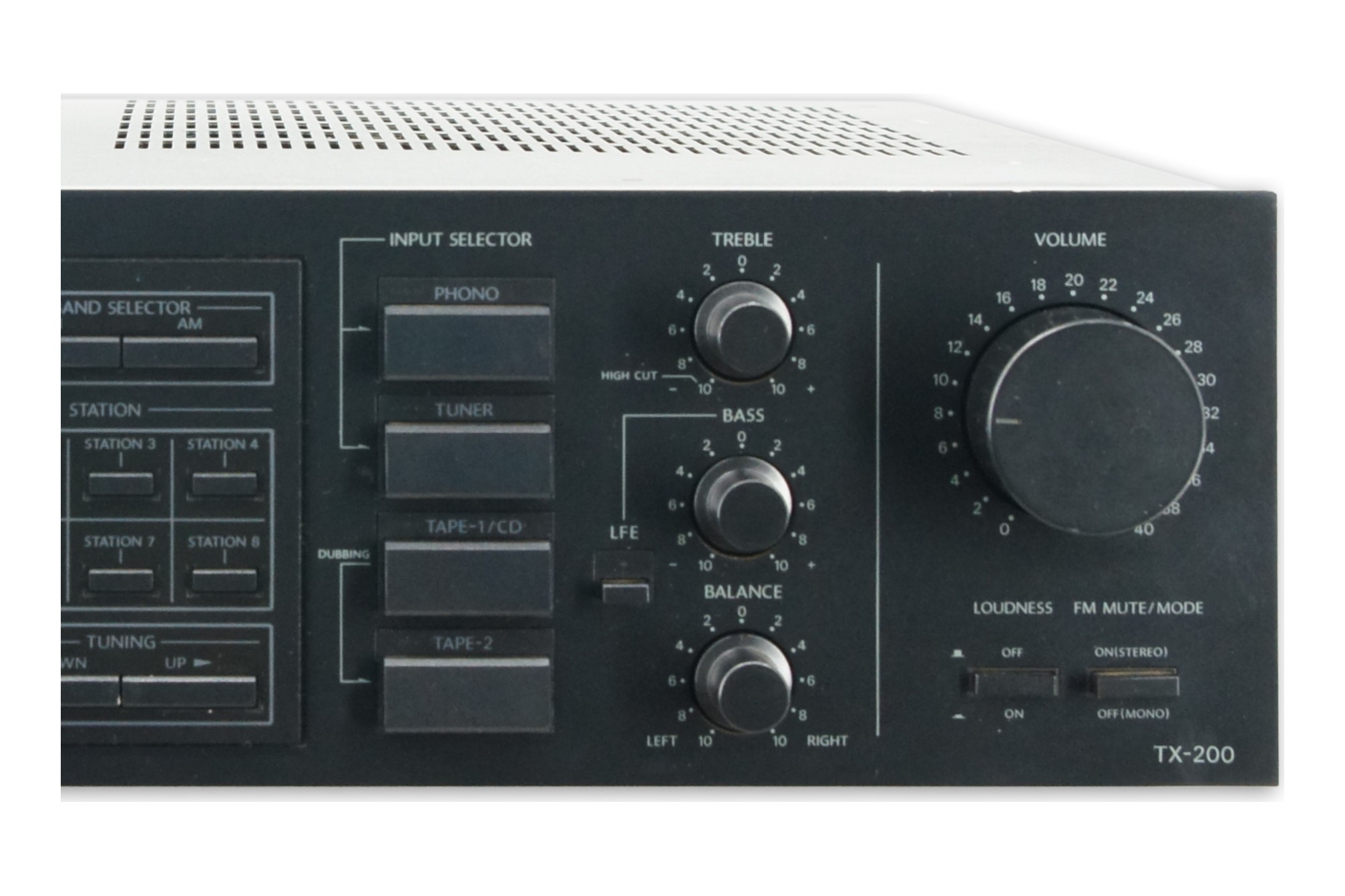 Onkyo TX-200 Verstärker Integrated AM / FM Tuner Schwarz HiFi Stereo