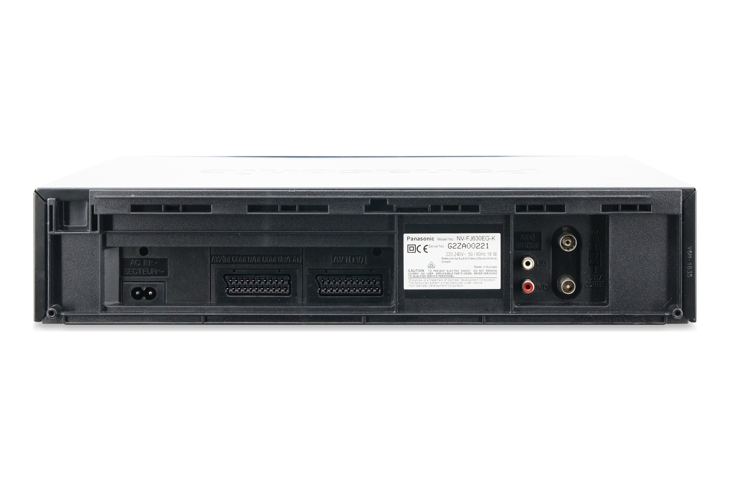 Panasonic NV-FJ630 VHS Videorecorder 6-Kopf HiFi Stereo VCR Cassetten