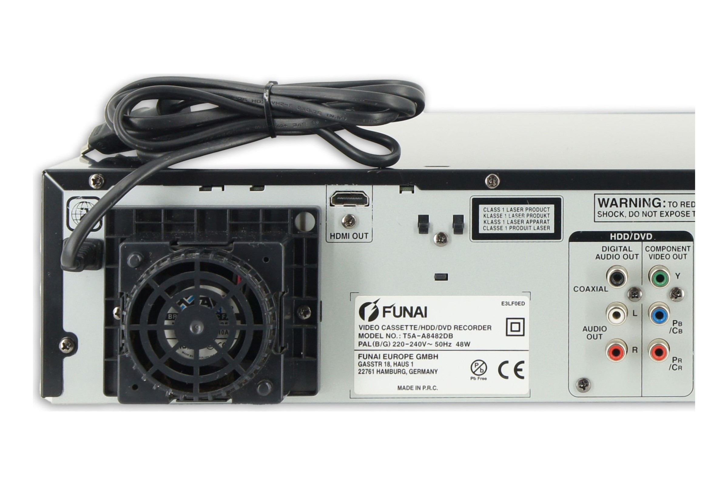 Funai T5A-A8482DB Blu-ray Festplattenrecorder DVD VHS Recorder Kombigerät