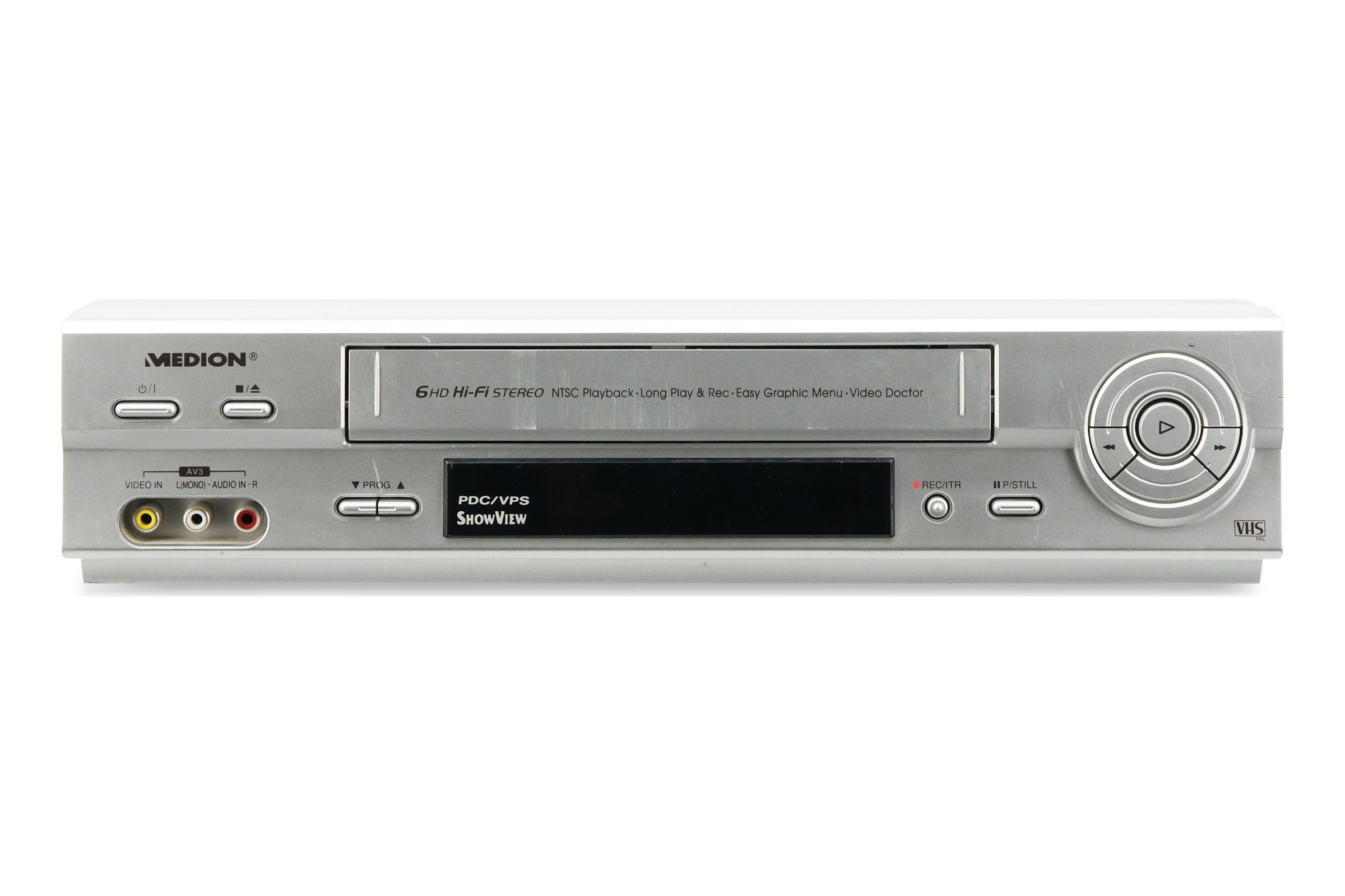Medion MD42277 VHS Videorecorder 6-Kopf VCR Kassettenrekorder Cassetten