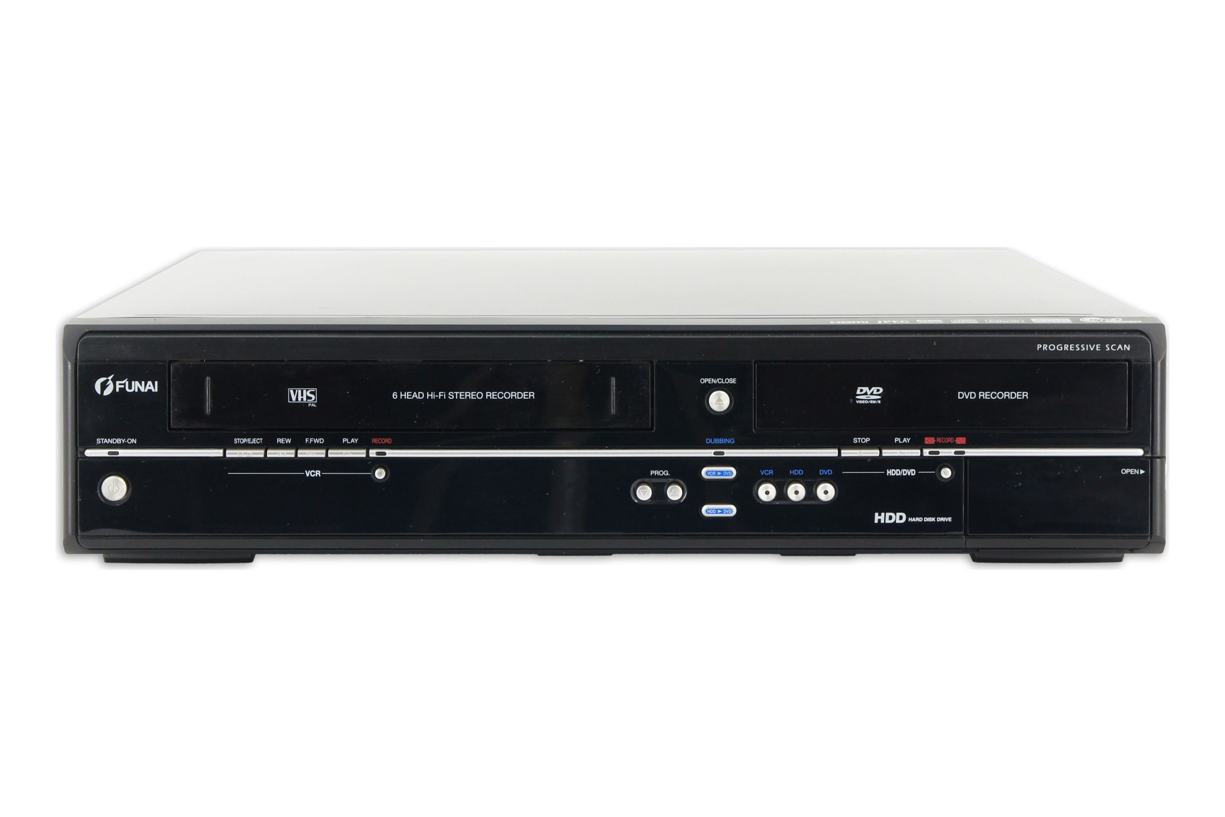 Funai T5A-A8482DB Blu-ray Festplattenrecorder DVD VHS Recorder Kombigerät