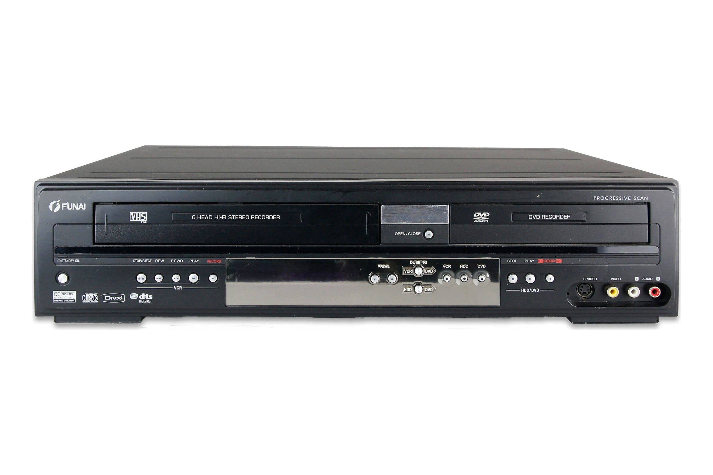Funai T3A-A8182DB DVD HDD VHS Recorder 160GB Digitalisieren Kombigerät VCR