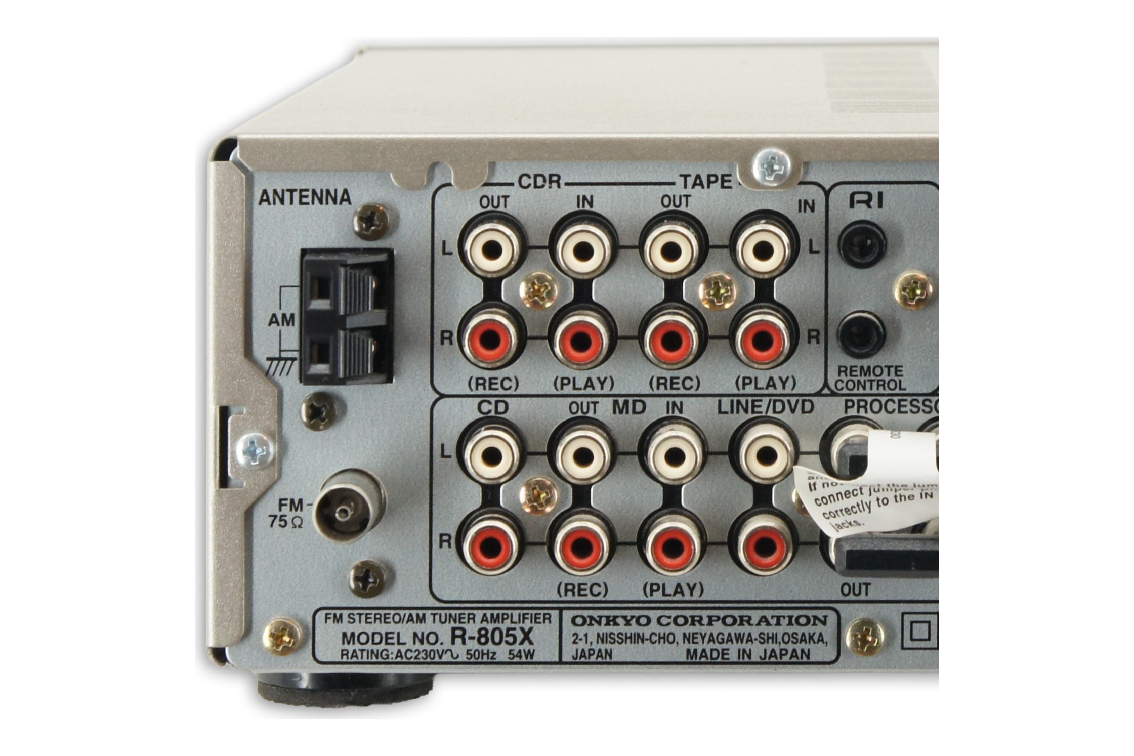 Onkyo R-805X AM/FM AM/FM Tuner Amplifier 2-Kanal Verstärker Amp RDS