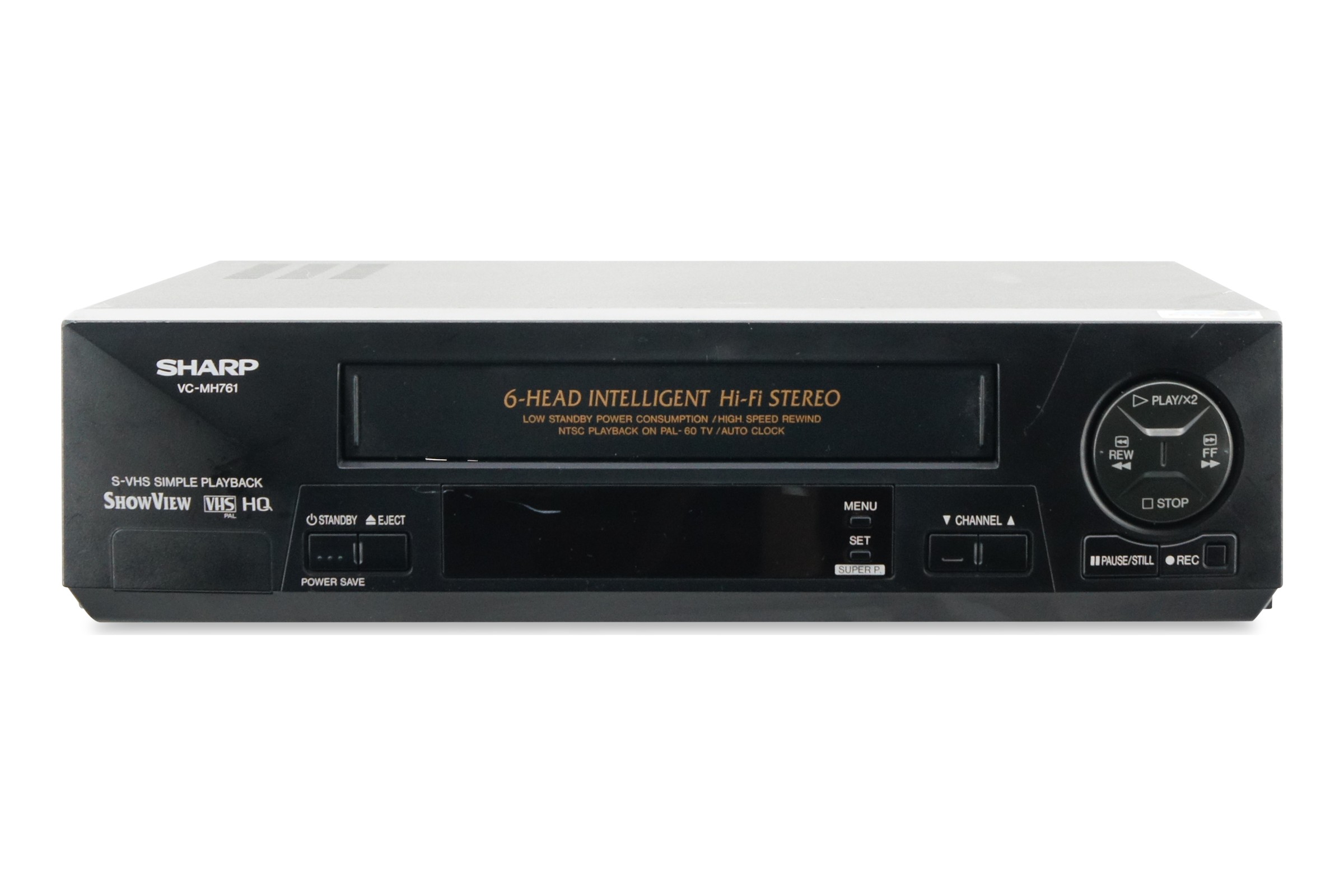 Sharp VC-MH761GM VHS Videorecorder 6-Kopf NTSC Playback VCR Cassetten