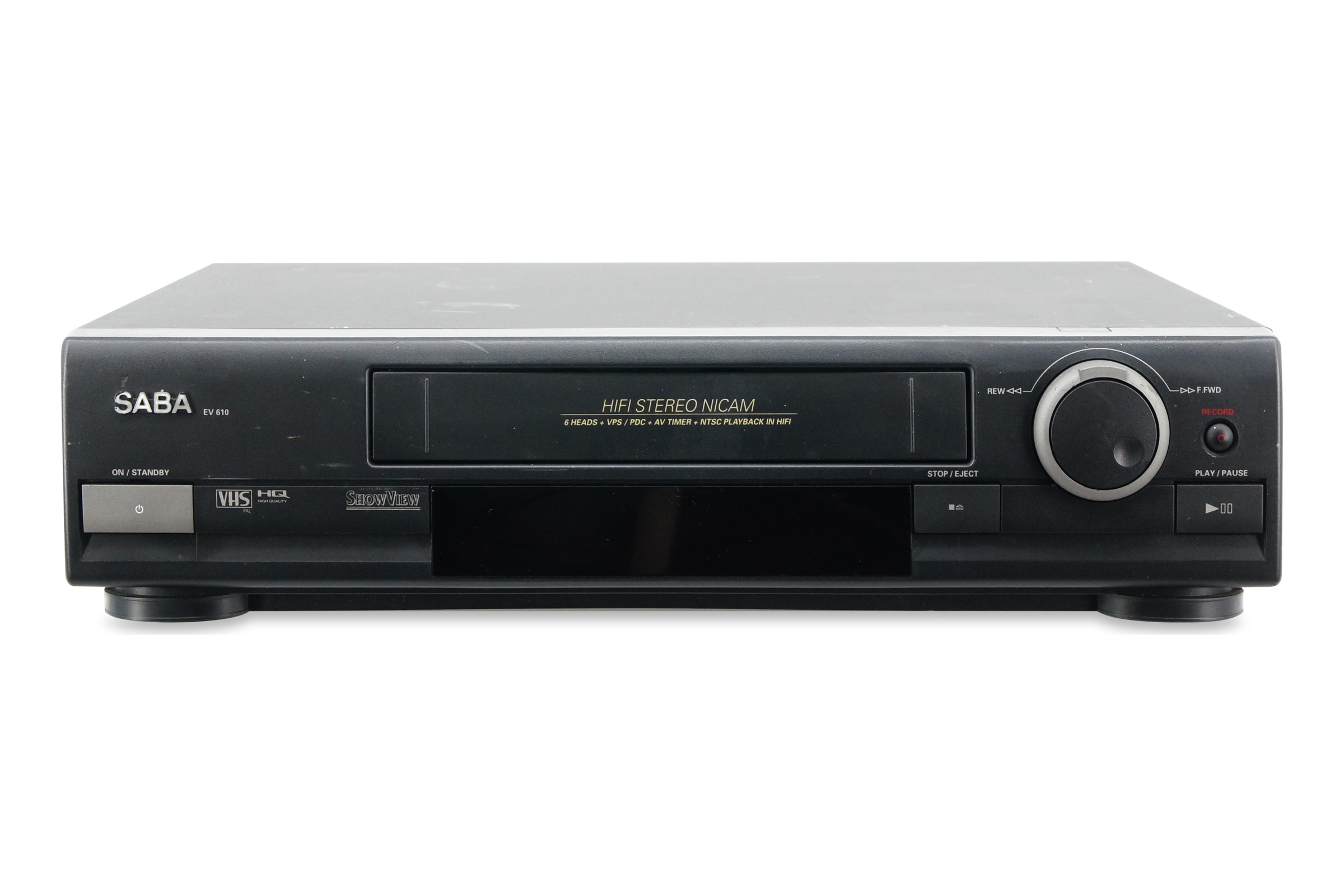 Saba EV 610 VHS Videorecorder 6-Kopf VCR Kassettenrekorder Cassetten