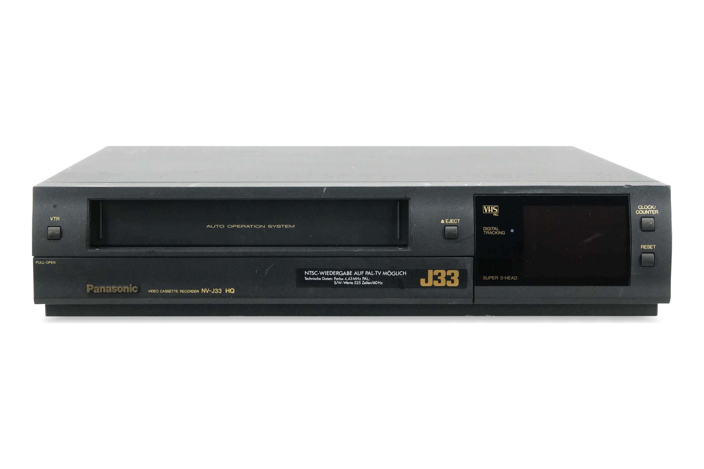 Panasonic NV-J33 VHS Videorecorder VCR Kassettenrekorder Cassetten