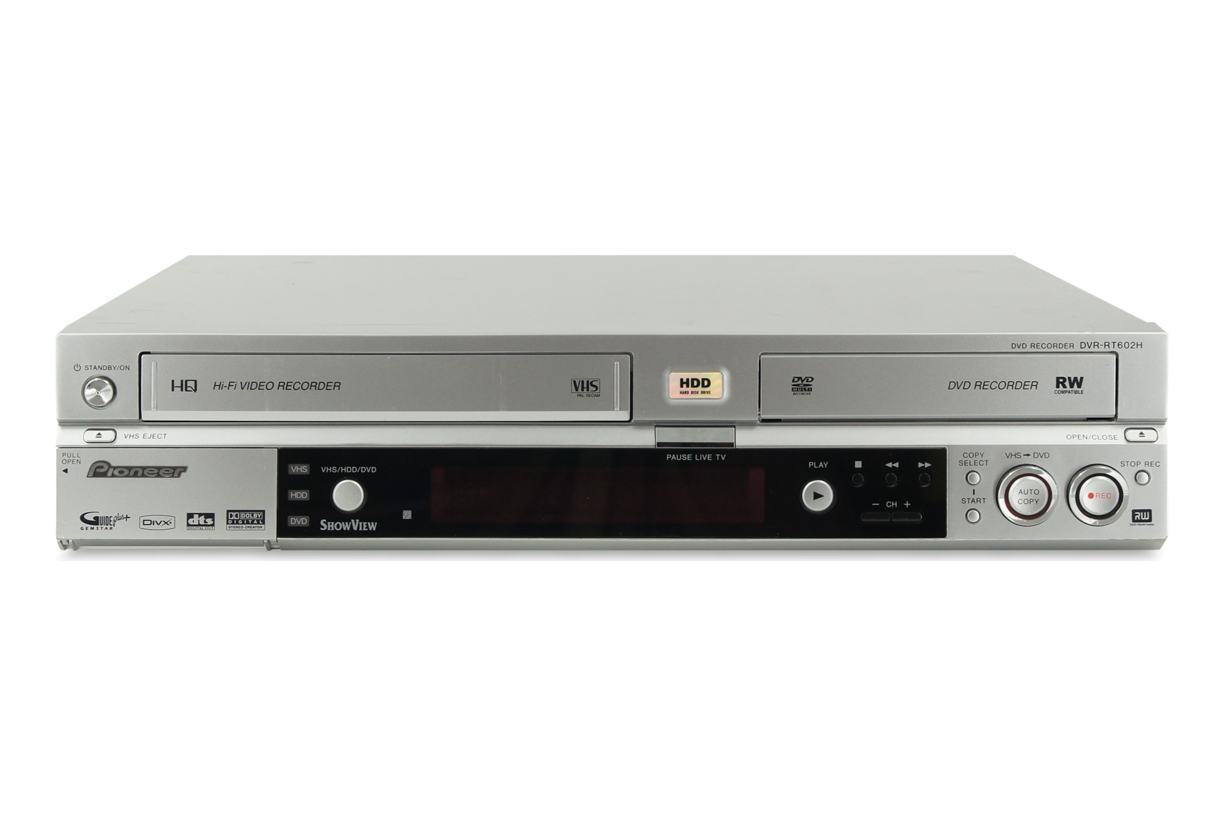 Pioneer DVR-RT602H Blu-ray Festplattenrecorder DVD VHS Recorder