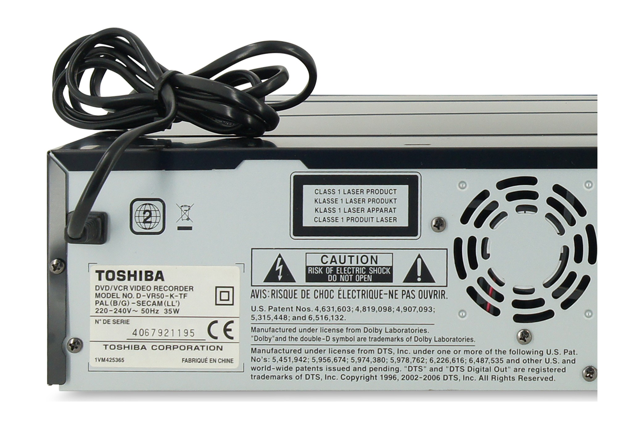 Toshiba D-VR50 DVD VHS Recorder Kombigerät Digitalisieren Videorecorder