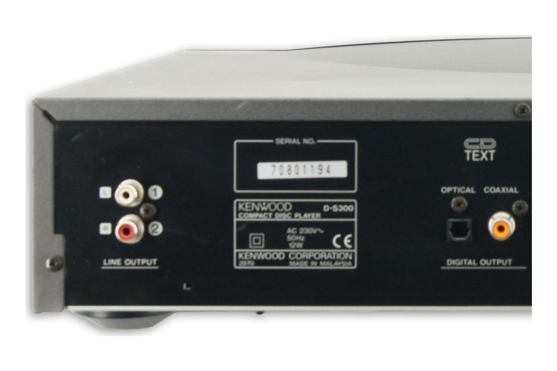 Kenwood D-S300 CD-Player Digital Out CD-Text HiFi Compact Disc Player