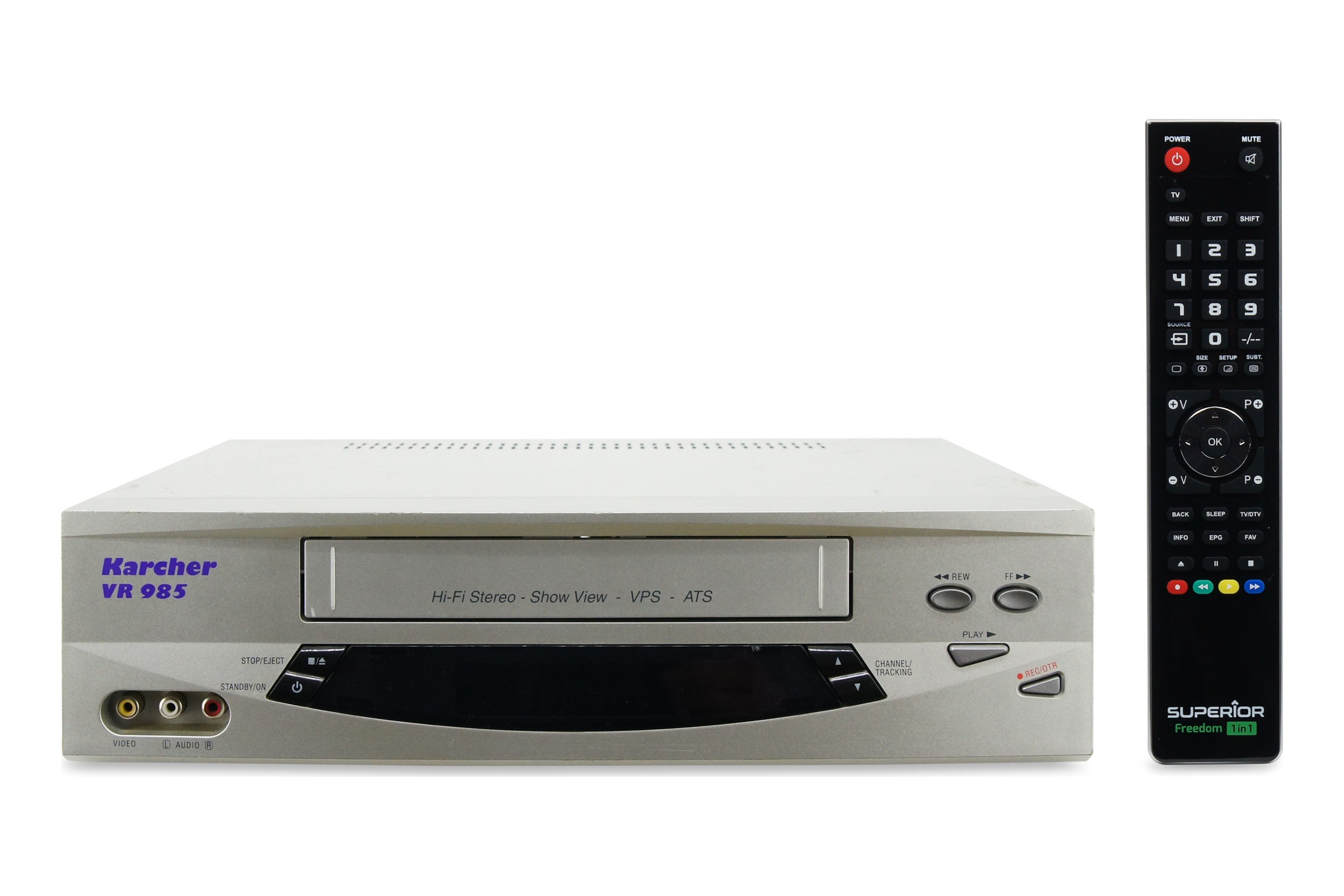 Karcher VR 985 VHS Videorecorder Videorecorder 6-Kopf VHS VCR Cassetten