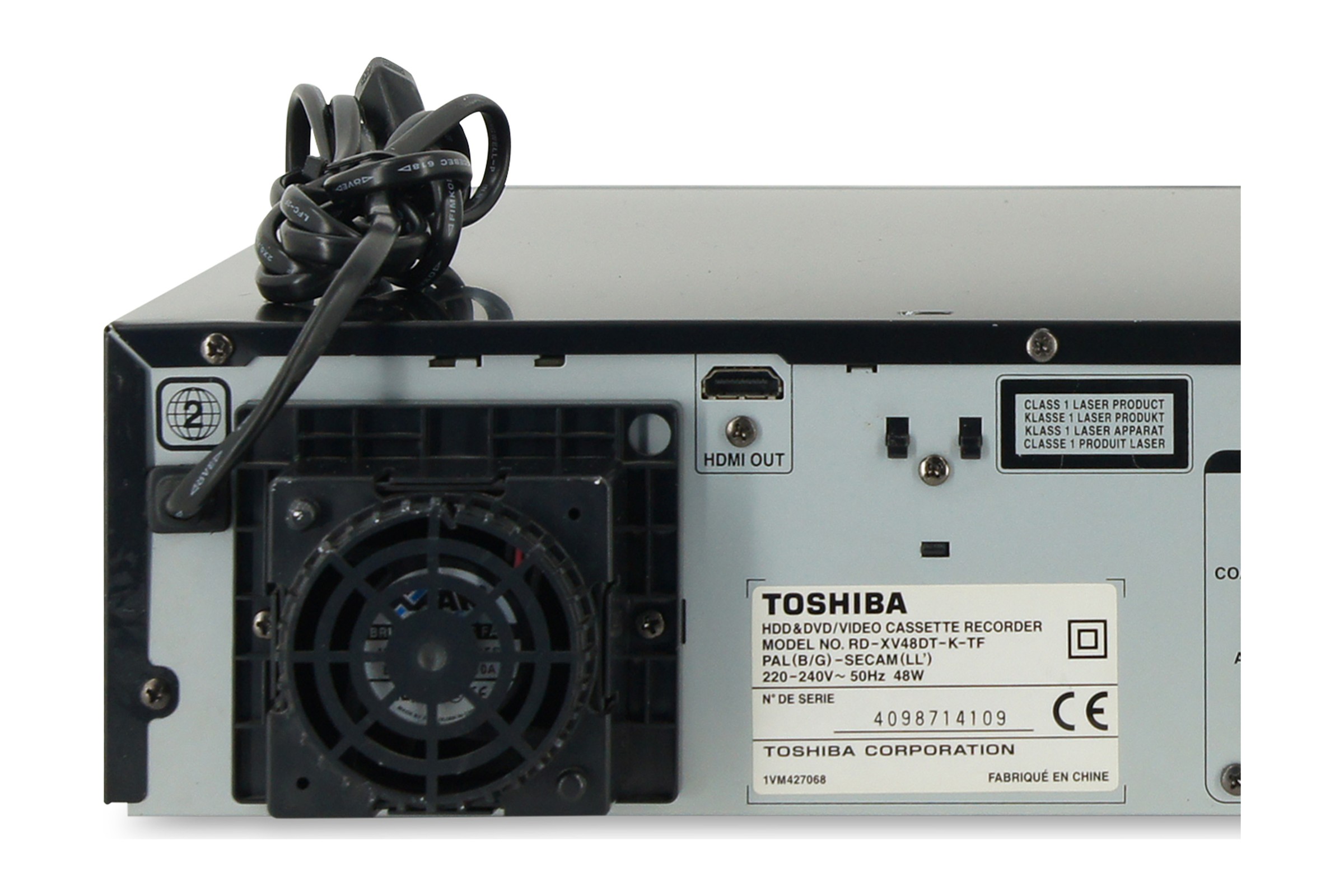 Toshiba RD-XV48 DVD HDD VHS Recorder 160GB HDMI Digitalisieren Kombigerät