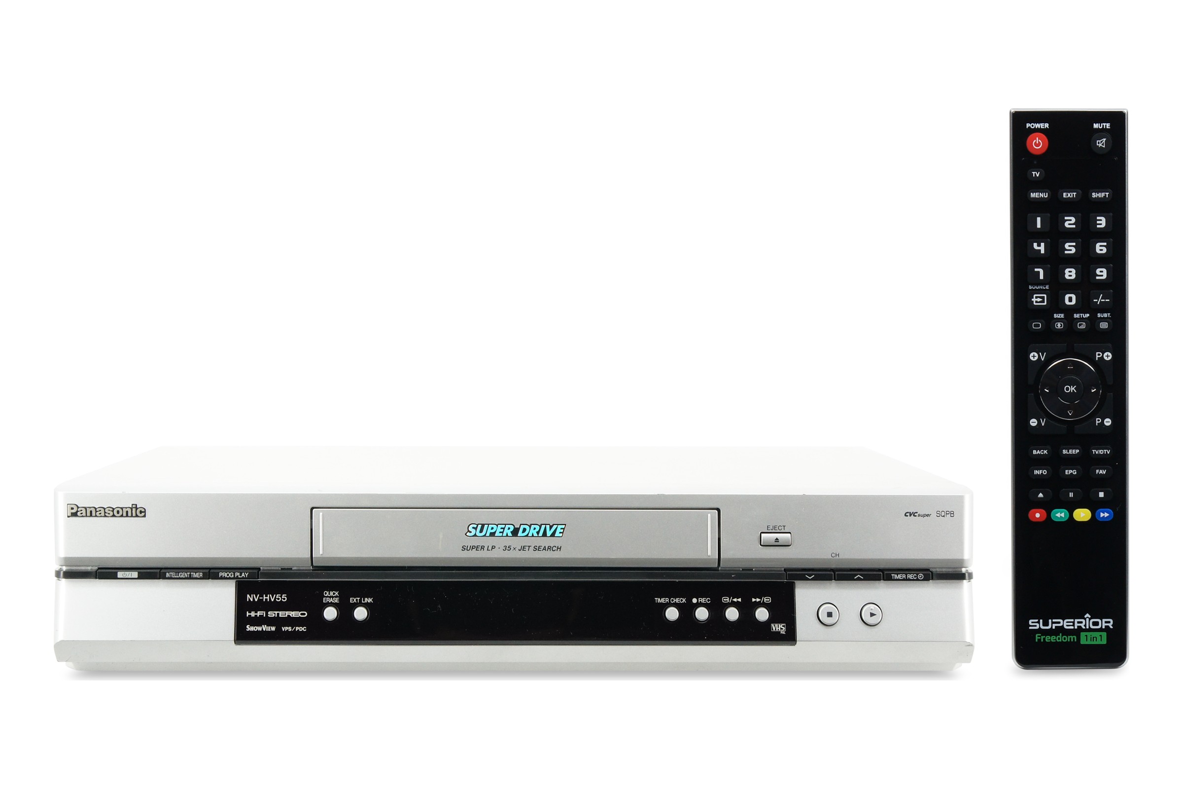 Panasonic NV-HV55 VHS Videorecorder 6-Kopf HiFi Stereo VCR Cassetten