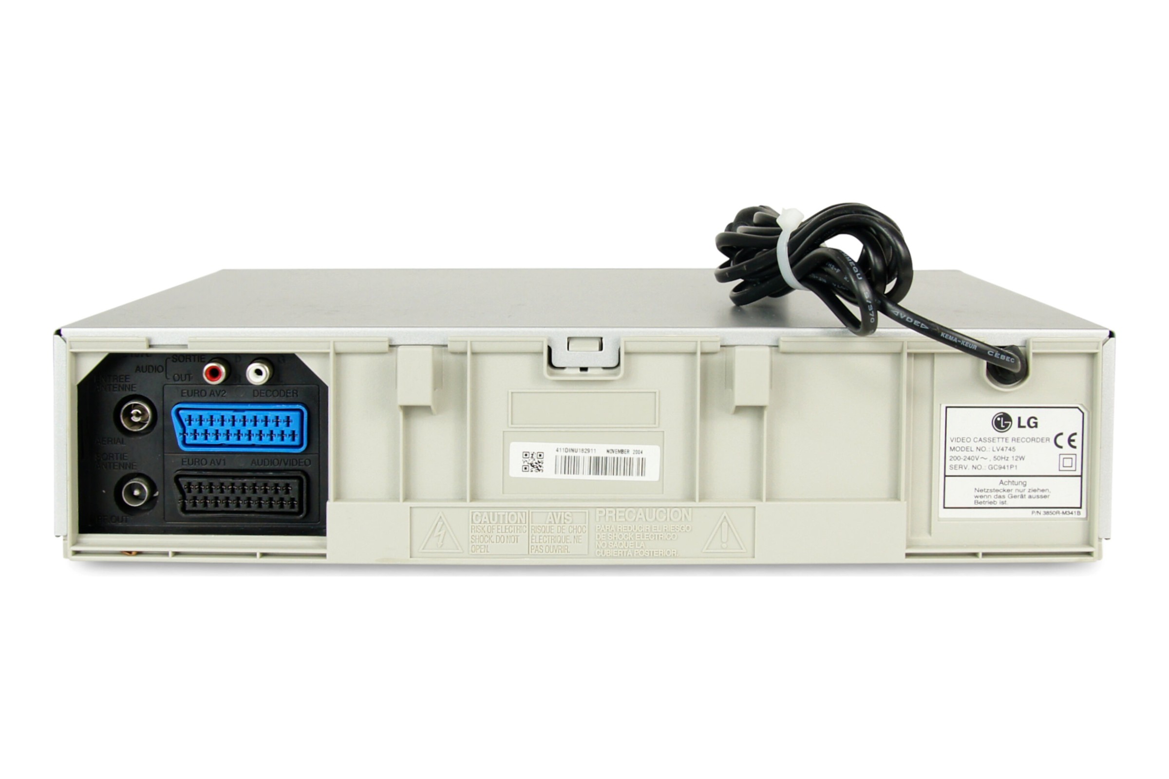 LG LV4745 VHS Videorecorder Videorecorder 6-Kopf VHS VCR Kassettenrekorder