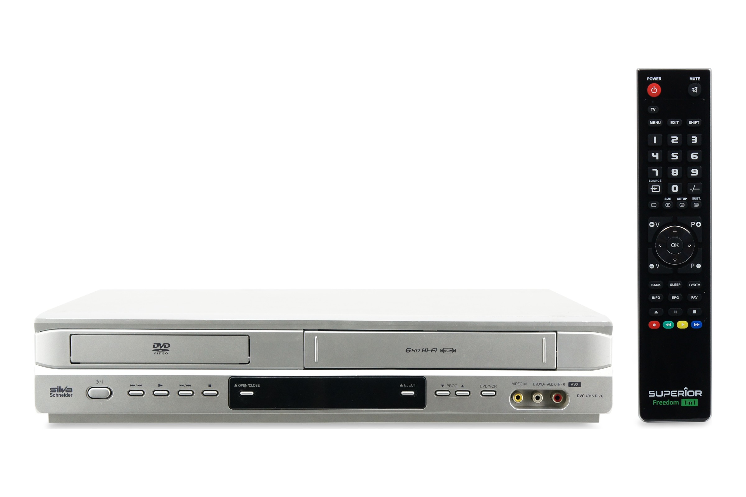 Silva Schneider DVC 4015 DivX DVD VHS Player Kombination Kombo VCR