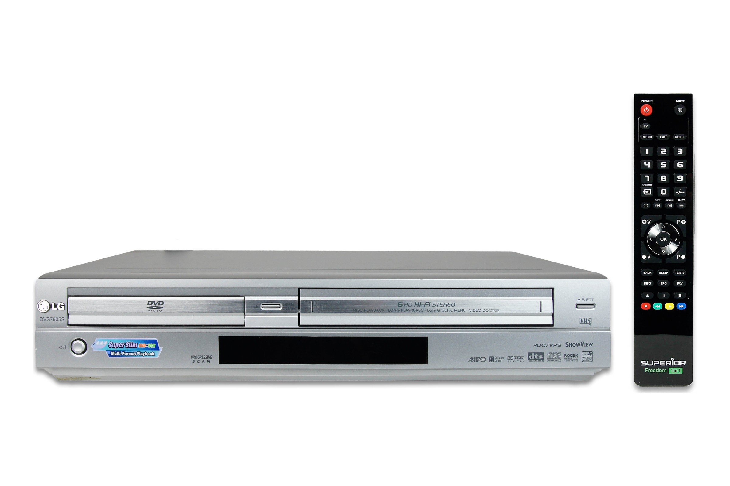 LG DVS7905S DVD VHS Player Kombination Kombo Videorecorder VCR