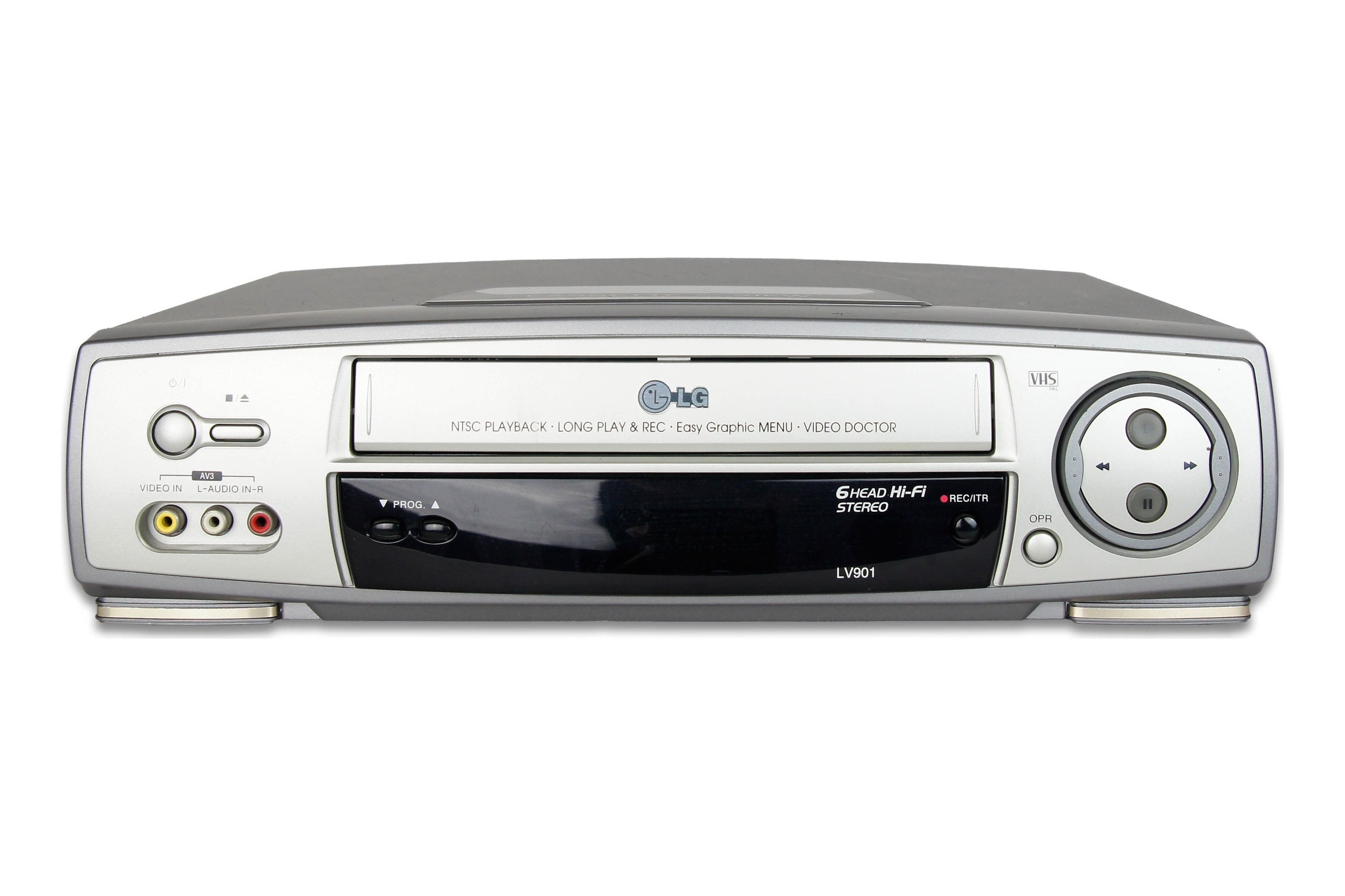 LG LV901 VHS Videorecorder 6-Kopf NTSC Playack VCR Kassettenrekorder