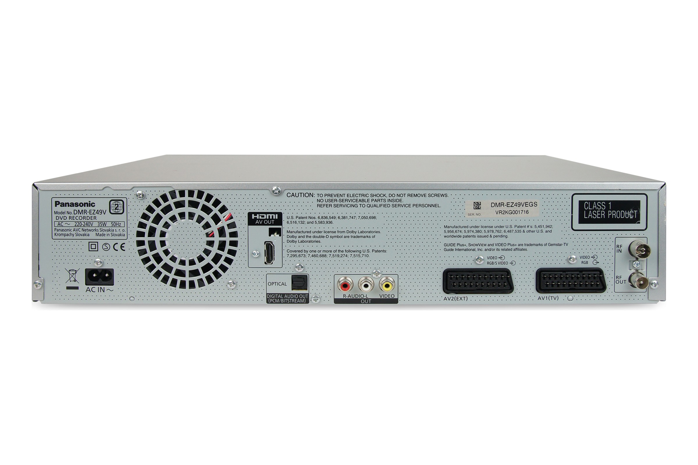 Panasonic DMR-EZ49V DVD VHS Recorder Kombigerät Digitalisieren VCR Kombo