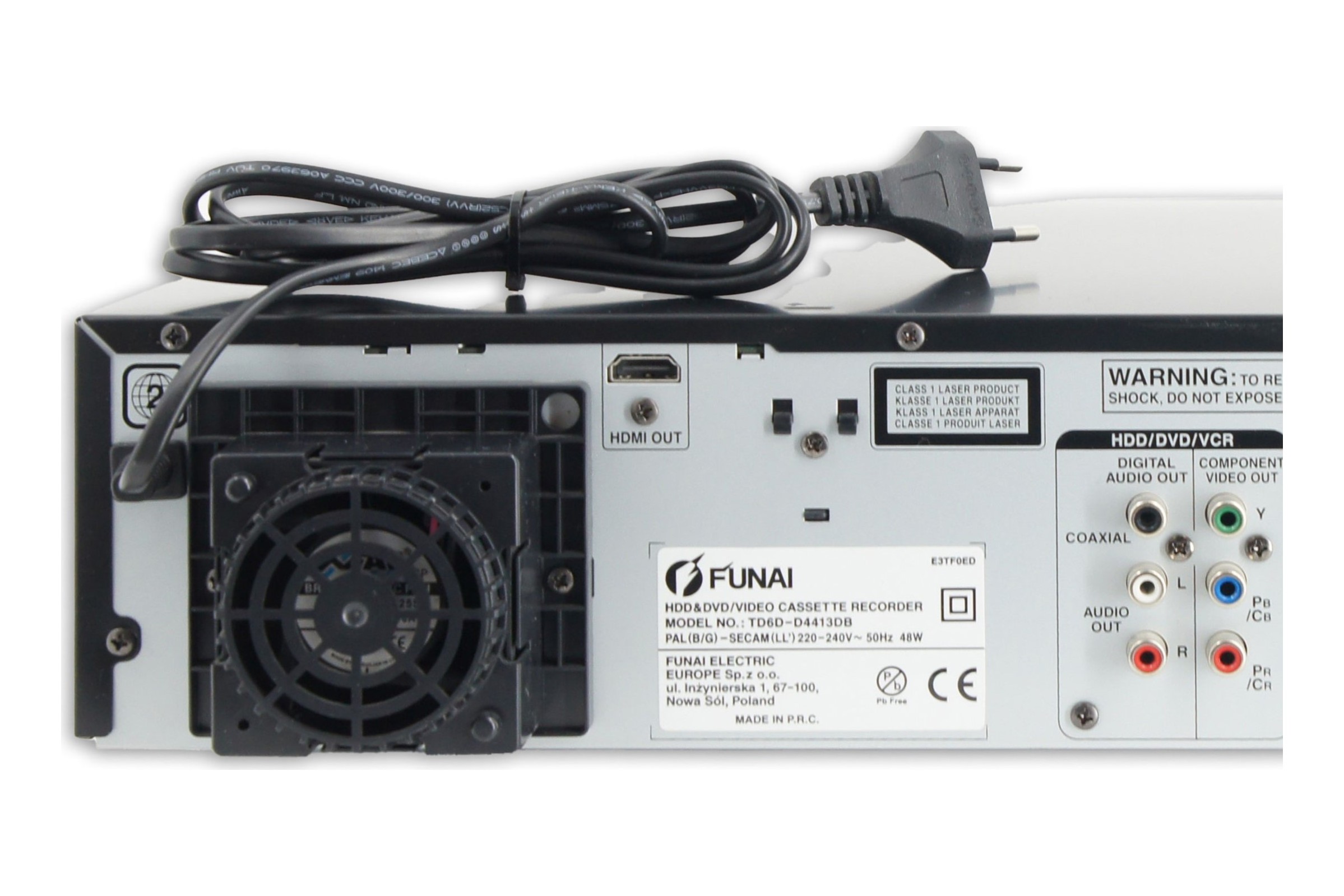 Funai TD6D-D4413DB DVD HDD VHS Recorder 320GB Digitalisieren Kombigerät