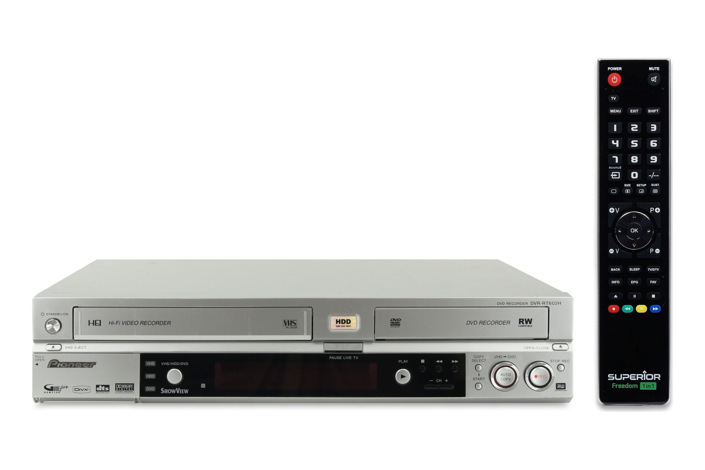 Pioneer DVR-RT602H Blu-ray Festplattenrecorder DVD VHS Recorder