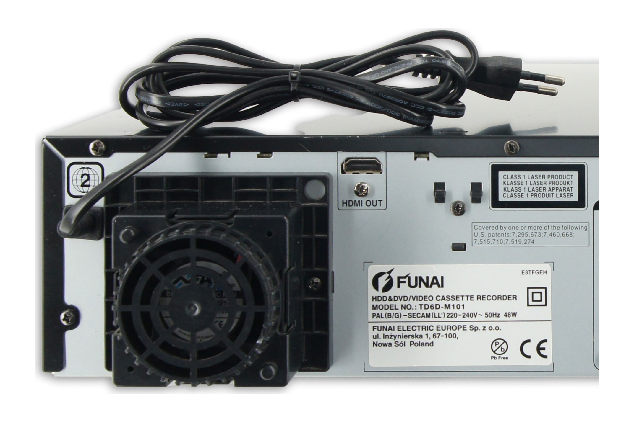 Funai TD6D-M 101 DVD HDD VHS Recorder HDMI 500GB Digitalisieren Kombigerät