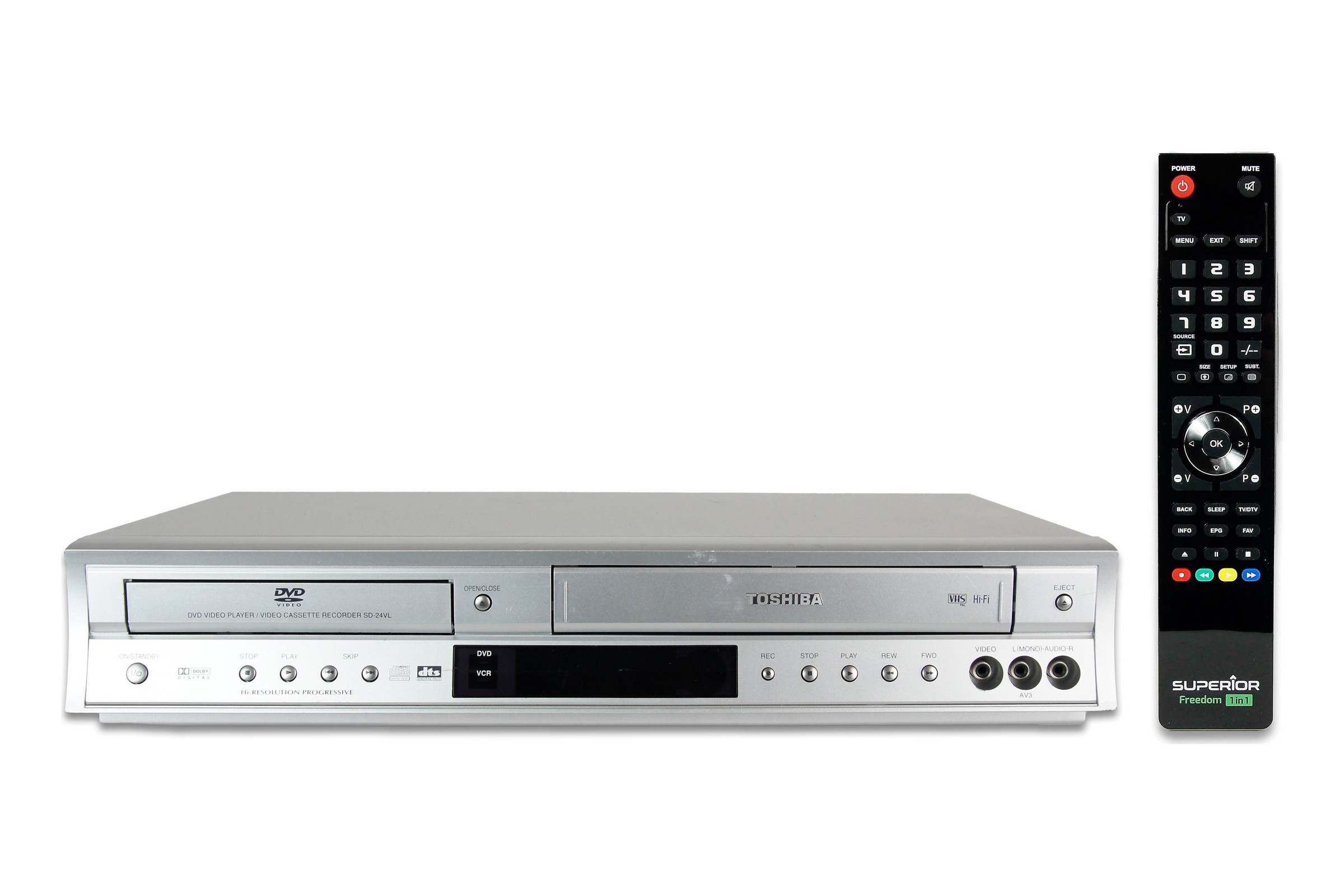 Toshiba SD-24VLSL DVD VHS Player Kombination Kombo Videorecorder VCR