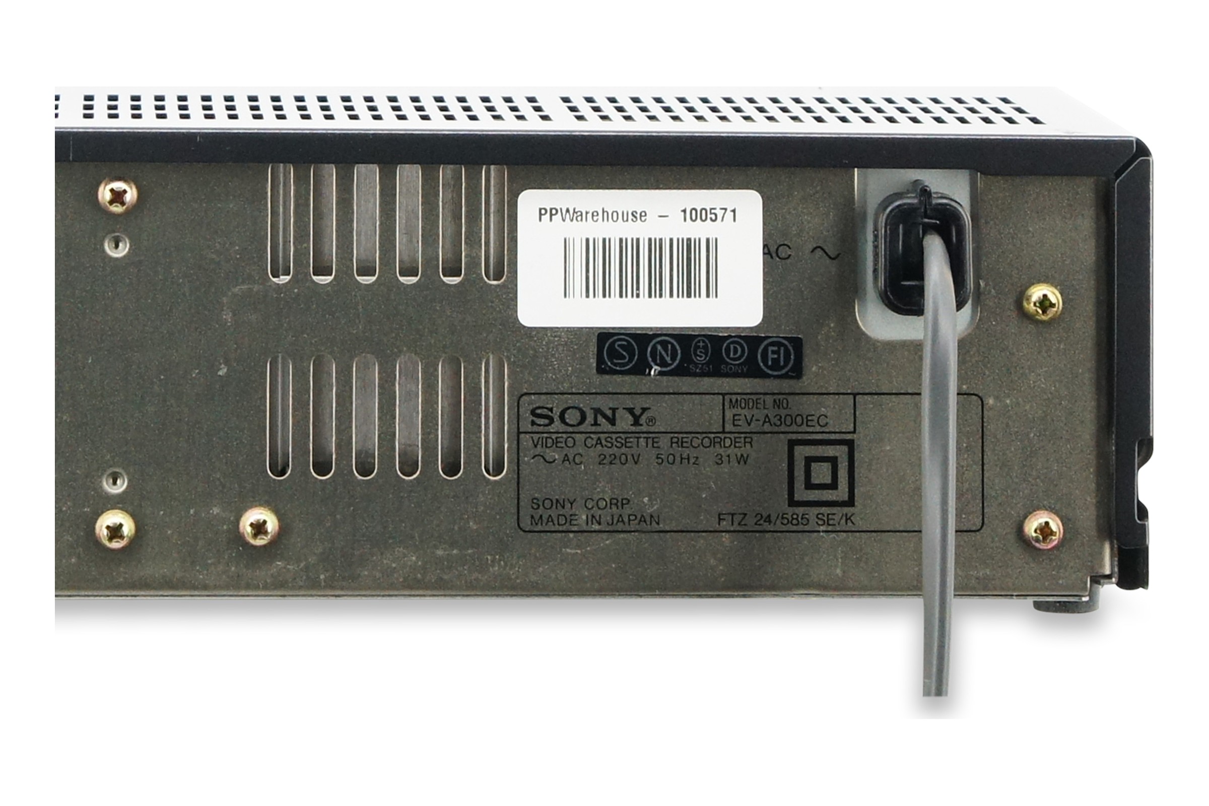 Sony EV-A300EC Video8 Videorecorder SCART Digital PAL ATF 8mm