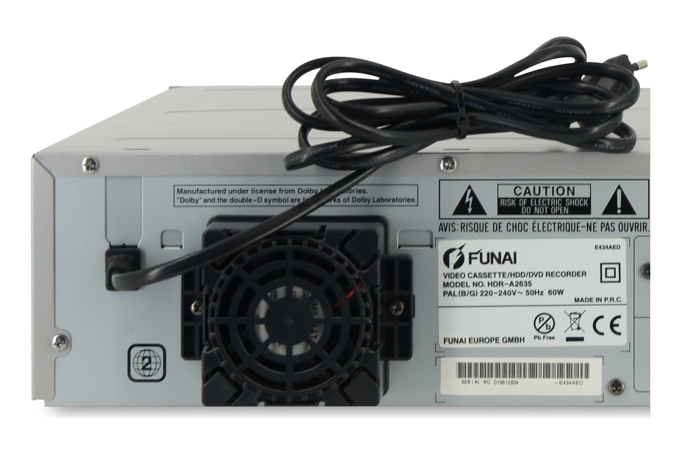 Funai HDR-A2635 DVD HDD VHS Recorder 160GB Digitalisieren Kombigerät VCR